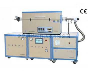 1200℃三温区九通道质子混气高真空管式CVD炉 （可选50-100mm石英管，真空1E-4 torr）OTF-1200X-4-III-9HV