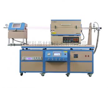 滑动式三温区管式炉PECVD系统 OTF-1200X-50-III-S-4CV-PE-SL