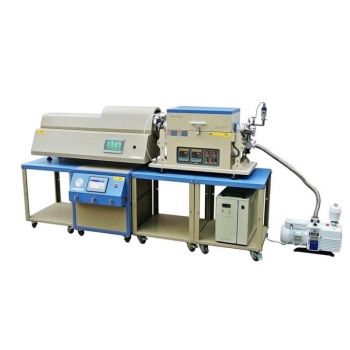 1200℃双温区4坩埚分体式HPCVD炉OTF-1200X-II-ZL