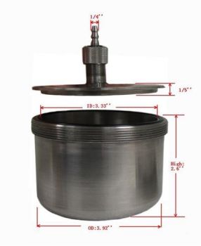 不锈钢真空球磨罐